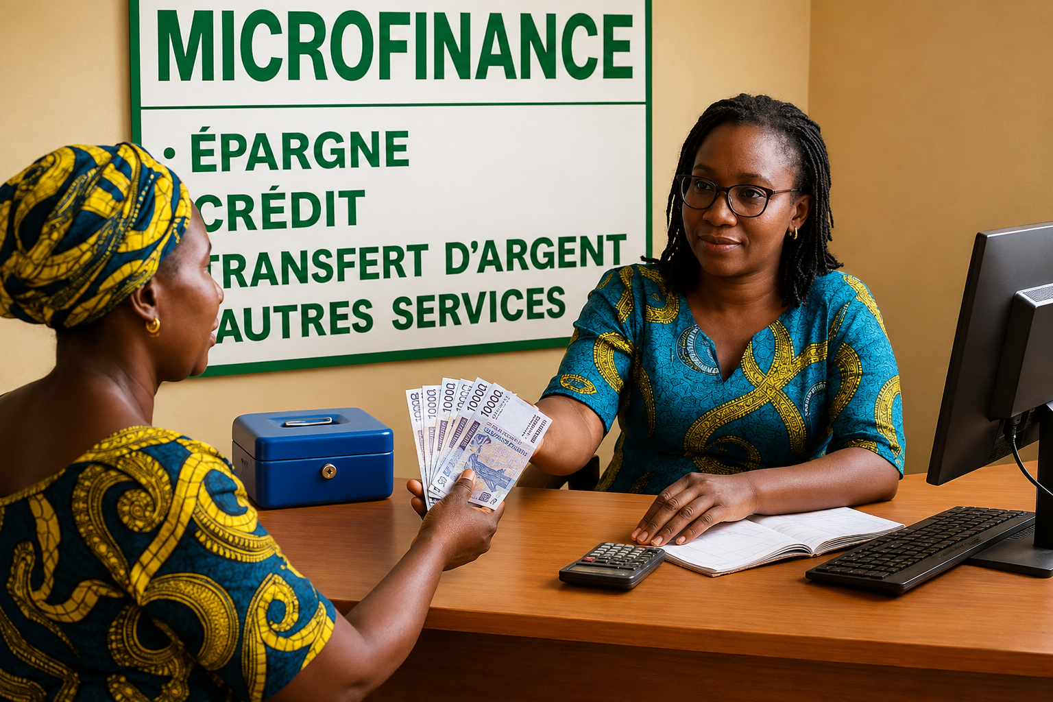 Microfinance — Épargne, crédit, transfert d'argent et autres services